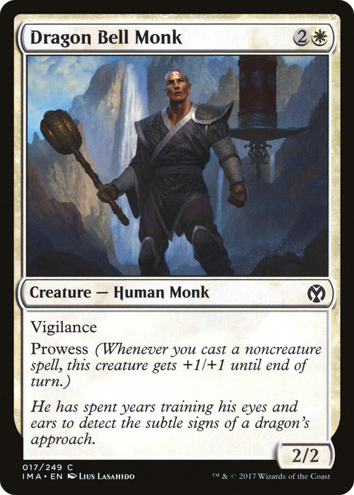 Dragon Bell Monk (IMA-017) - common - Foil