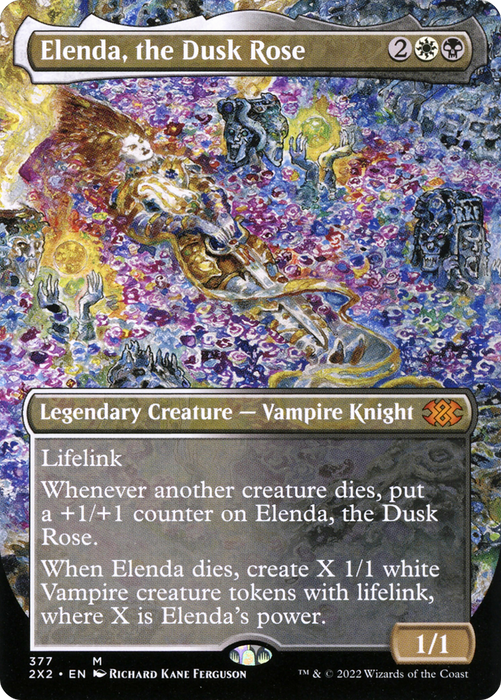 Elenda, the Dusk Rose (2X2-377) - mythic (Borderless) - Foil