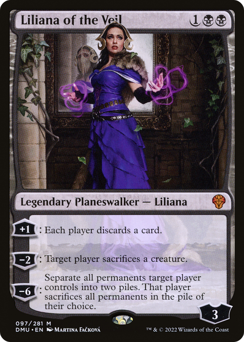 Liliana of the Veil (DMU-097) - mythic - Foil