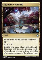 Secluded Courtyard (FDN-267) - uncommon - Foil