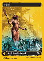 Island (DFT-513) - common: (Full Art) - Foil