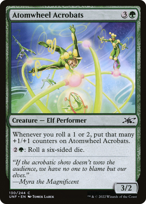 Atomwheel Acrobats (UNF-130) - common - Foil