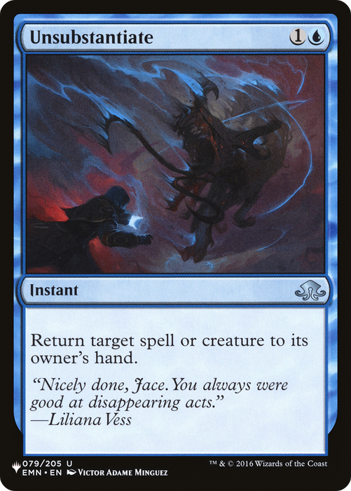 Unsubstantiate (LIST-EMN-79) - uncommon