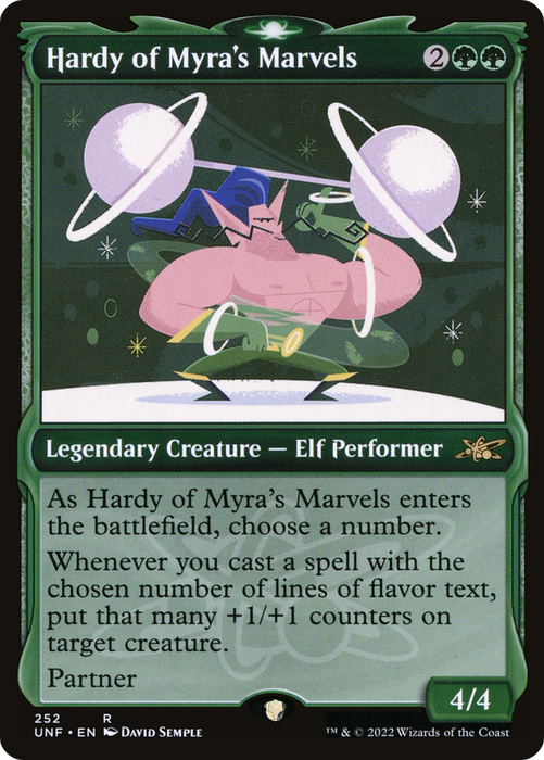 Hardy of Myra's Marvels (UNF-252) - rare: (Showcase)