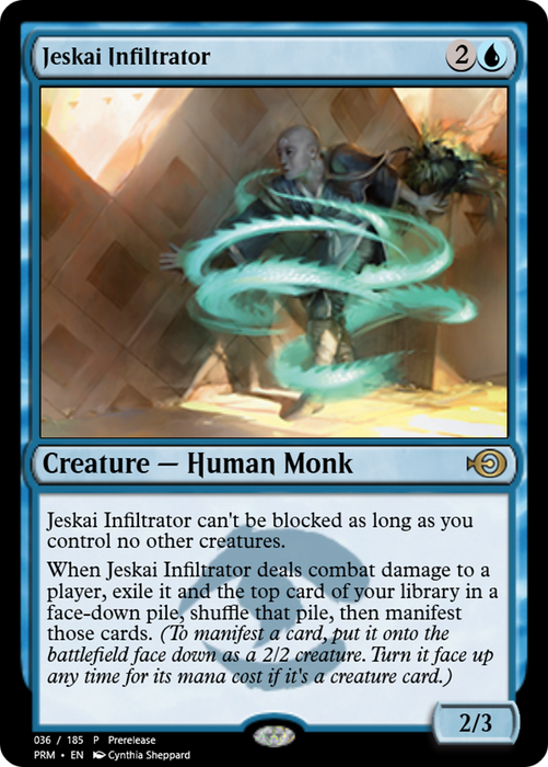 Jeskai Infiltrator (PRM-55757) - rare - Foil