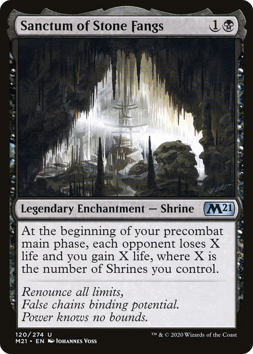 Sanctum of Stone Fangs (M21-120) - uncommon