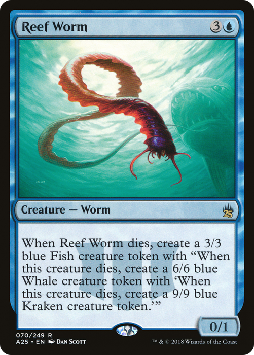 Reef Worm (A25-070) - rare - Foil