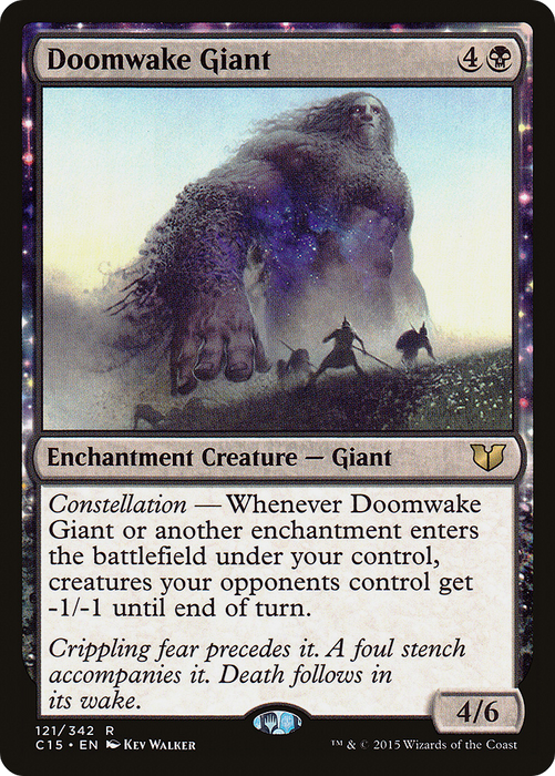 Doomwake Giant (C15-121) - rare: (enchantment)