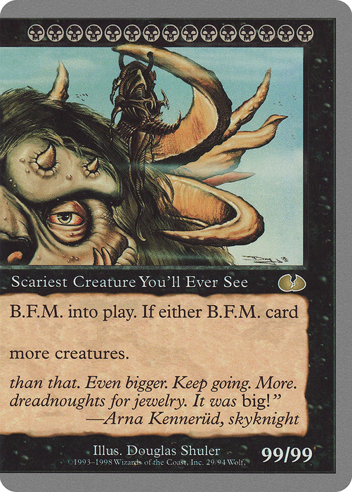 B.F.M. (Big Furry Monster) (UGL-029) - rare