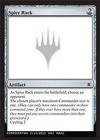 Spice Rack (UNK-RA02D) - rare