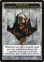 Garruk, Caller of Beasts Emblem (M14-013) - common