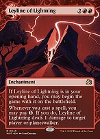 Leyline of Lightning (WOT-045) - rare: (Showcase) (Borderless)