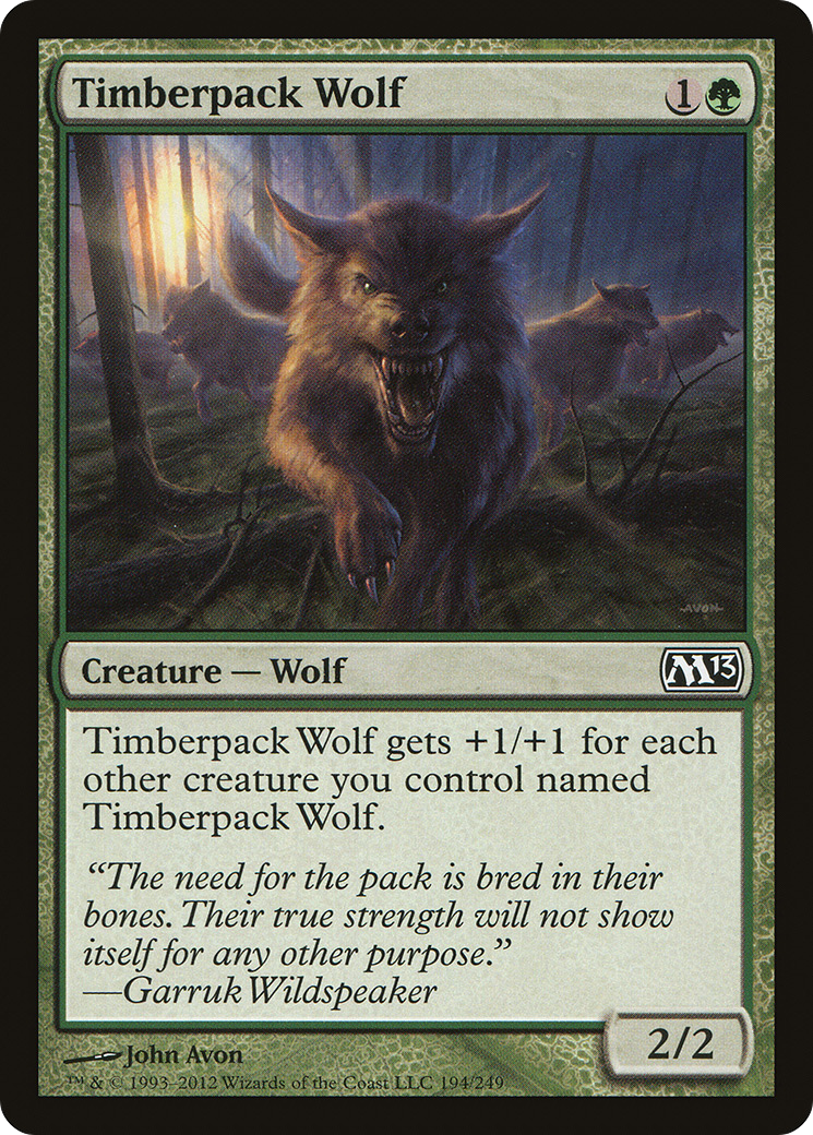 Timberpack Wolf (M13-194) - common - Foil