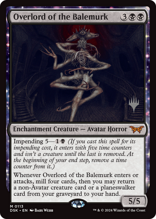 Overlord of the Balemurk (PPDSK-113P) - mythic: (enchantment) - Foil