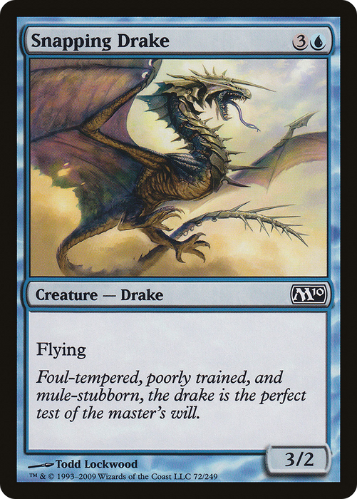 Snapping Drake (M10-072) - common - Foil