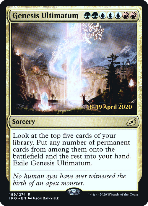 Genesis Ultimatum (PRE-189S) - rare - Foil