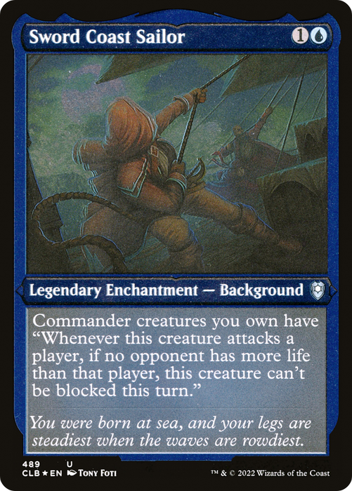 Sword Coast Sailor (CLB-489) - uncommon - Etched Foil
