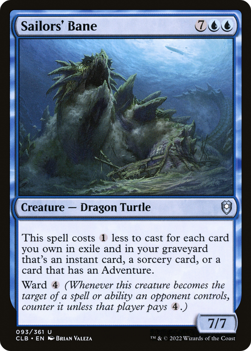 Sailors' Bane (CLB-093) - uncommon - Foil