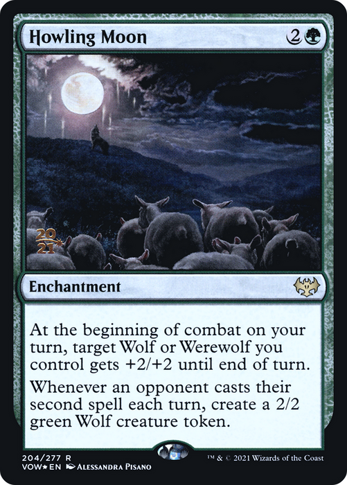 Howling Moon (PRE-204S) - rare - Foil