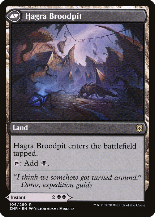 Hagra Mauling // Hagra Broodpit (LIST-ZNR-106) - rare