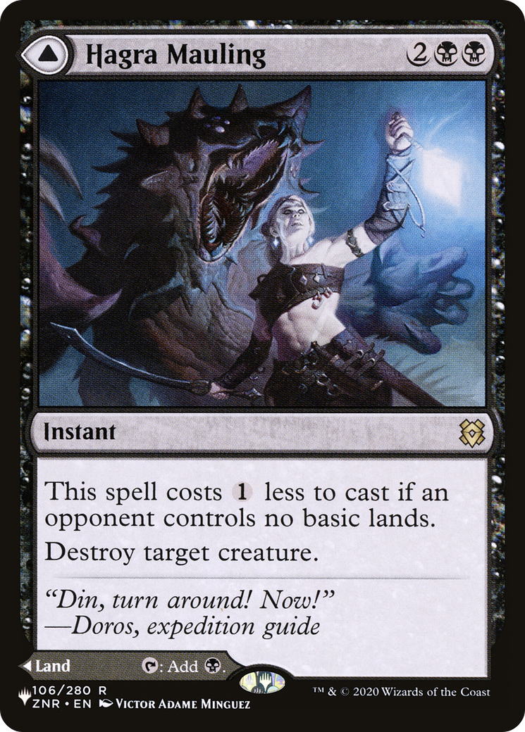 Hagra Mauling // Hagra Broodpit (LIST-ZNR-106) - rare