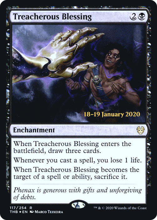 Treacherous Blessing (PRE-117S) - rare - Foil