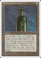 Bottle of Suleiman (4ED-301) - rare