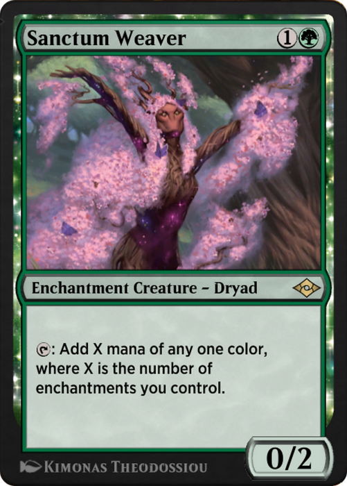 Sanctum Weaver (J21-627) - rare: (enchantment)