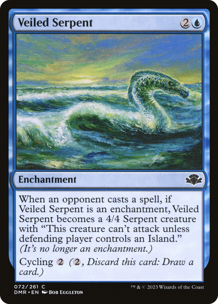 Veiled Serpent (DMR-072) - common - Foil
