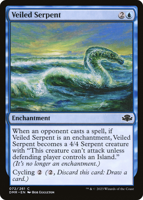 Veiled Serpent (DMR-072) - common - Foil