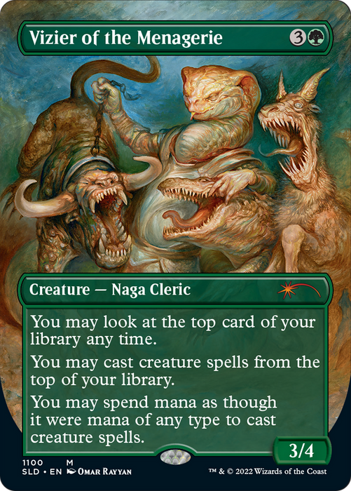 Vizier of the Menagerie (SLD-1100) - mythic (Borderless) - Foil