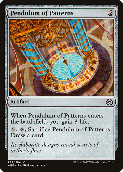 Pendulum of Patterns (AER-192) - common