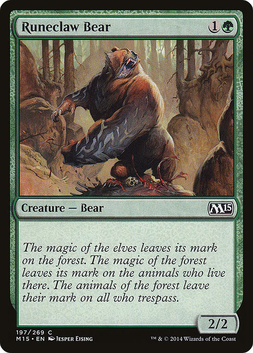 Runeclaw Bear (M15-197) - common