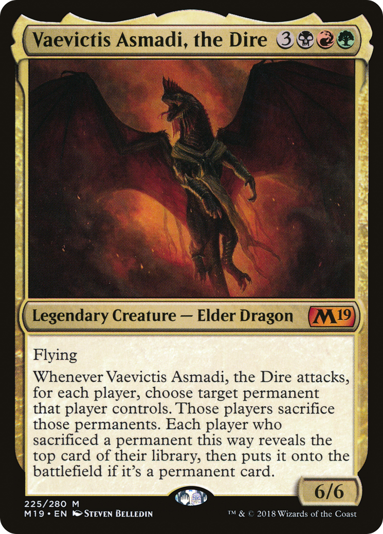 Vaevictis Asmadi, the Dire (M19-225) - mythic