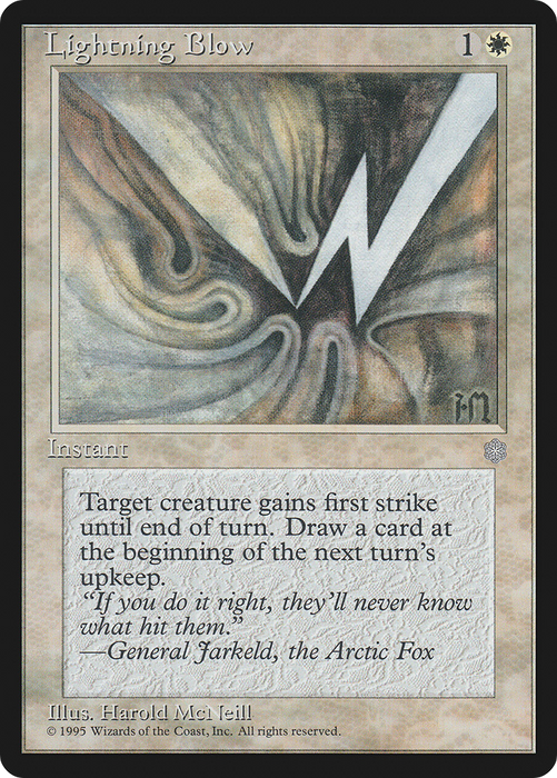 Lightning Blow (ICE-042) - rare