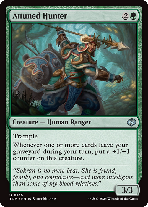 Attuned Hunter (TDM-135) - uncommon - Foil