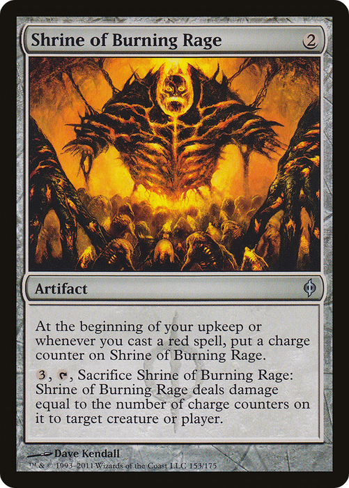 Shrine of Burning Rage (NPH-153) - uncommon