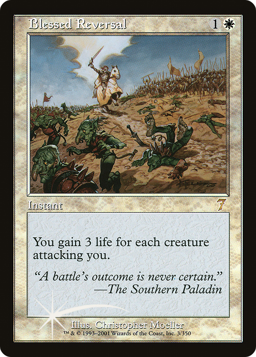 Blessed Reversal (7ED-03★) - rare - Foil
