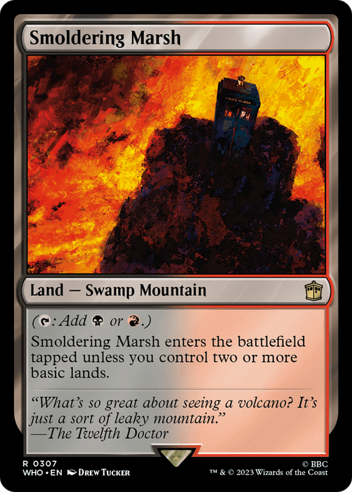 Smoldering Marsh (WHO-307) - rare - Foil
