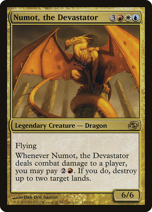 Numot, the Devastator (PLC-160) - rare - Foil