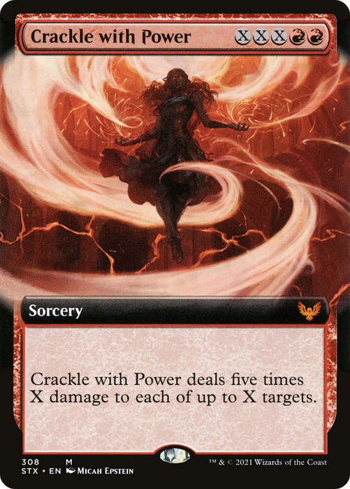 Crackle with Power (STX-308) - mythic: (Extended Art)