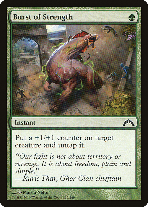 Burst of Strength (GTC-115) - common - Foil