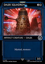Dalek Squadron (WHO-1129) - uncommon: (Showcase) (Borderless) - Foil
