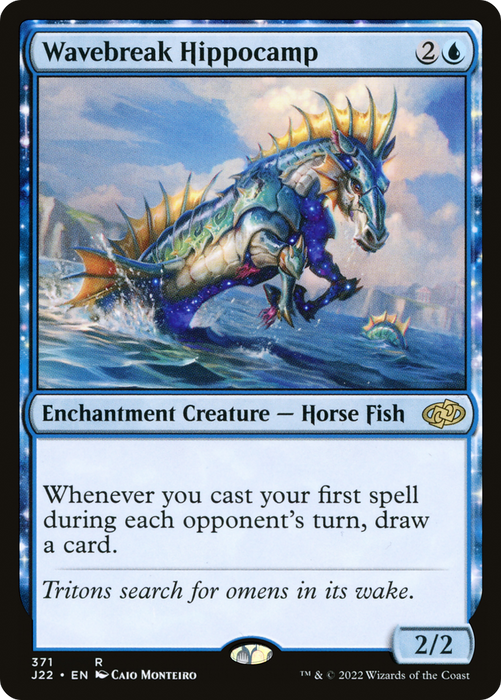 Wavebreak Hippocamp (J22-371) - rare: (enchantment)