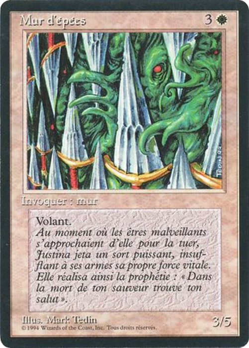 Wall of Swords (FBB-043) - uncommon