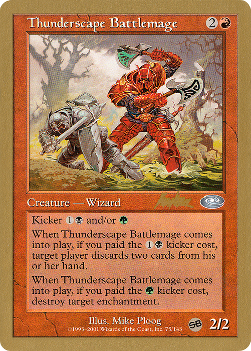 Thunderscape Battlemage (WCD-BK75SB) - uncommon