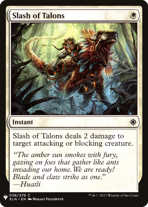 Slash of Talons (LIST-XLN-38) - common