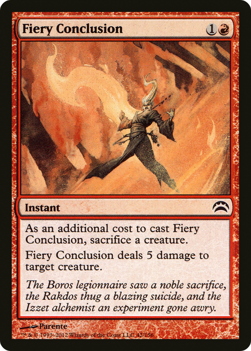 Fiery Conclusion (PC2-042) - common