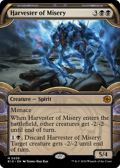 Harvester of Misery (BIG-039) - mythic: (Showcase) - Foil