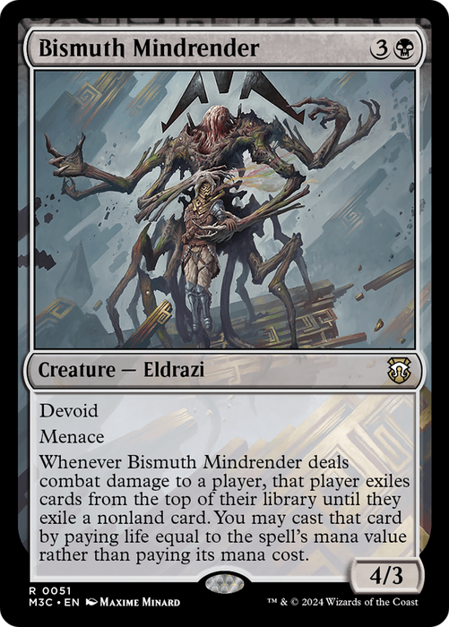 Bismuth Mindrender (M3C-051) - rare: (devoid) - Foil